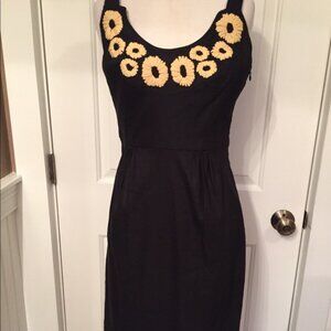 ETCETERA DRESS BLACK FITTED HIGH WAIST SLEEVELESS SHEATH Size 4